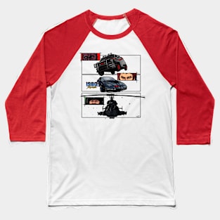 80s Trifecta Baseball T-Shirt